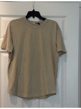 BUCK MASON men’s PIMA CURVED HEM TEE